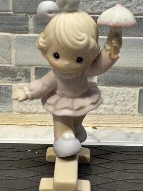 I’m a Little Ballerina Ceramic Figurine, Ballet Dancer Decor